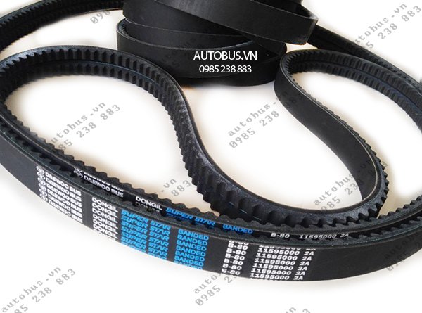 Dây curoa bản đôi xe TB120SL